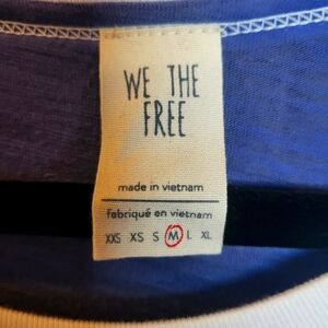 We the Free People Friday Fever Batwing Top Size M Scarf Sleeve Boho